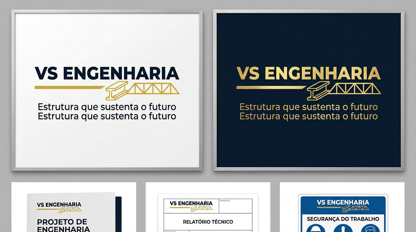 VS Engenharia — identidade visual da empresa de engenharia do grupo